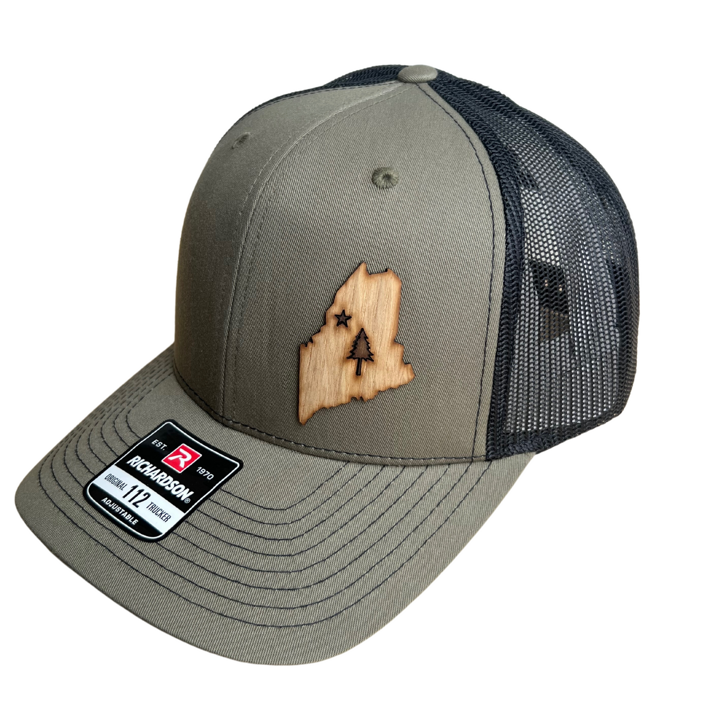 1901 Maine Wood Emblem Hat