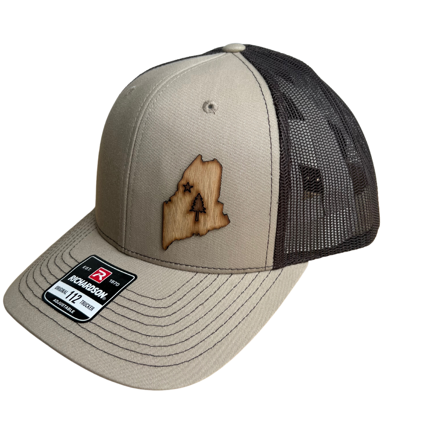1901 Maine Wood Emblem Hat