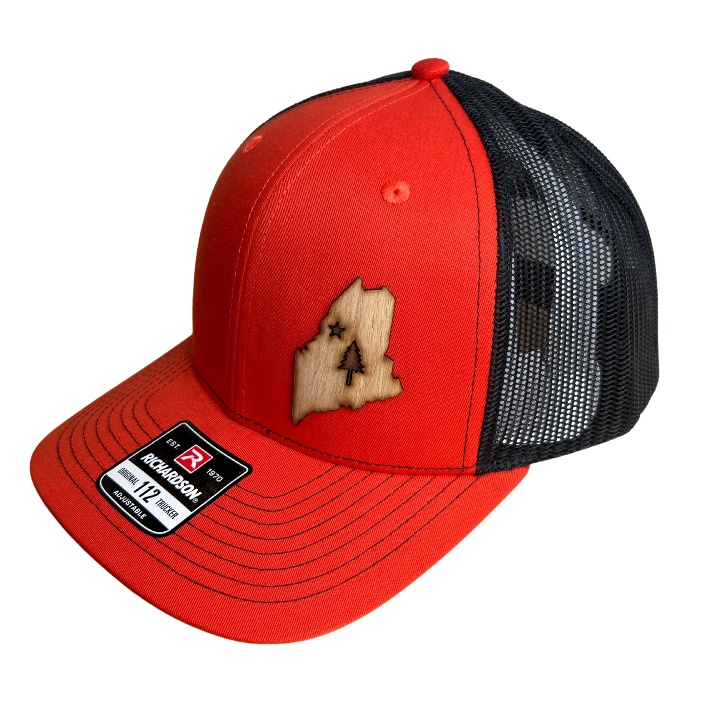 1901 Maine Wood Emblem Hat