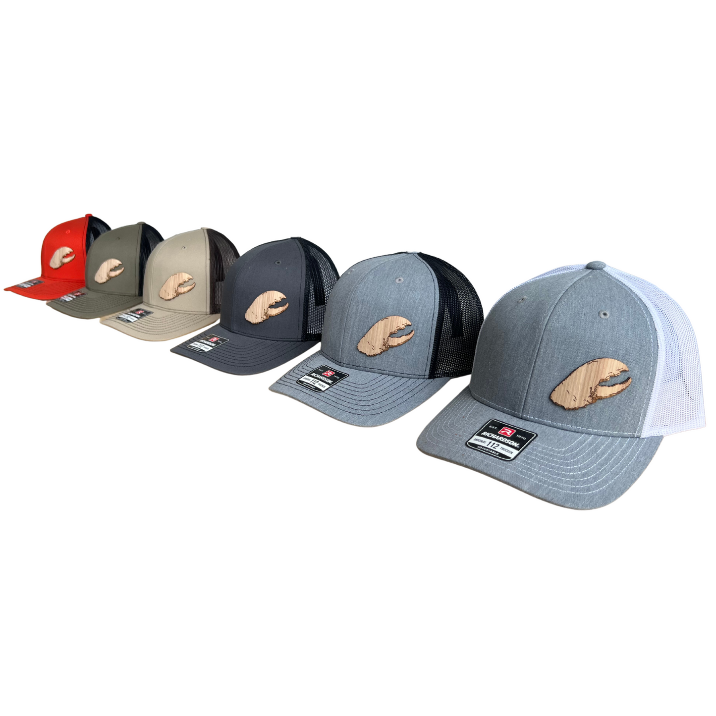Lobster Claw Wood Emblem Hat