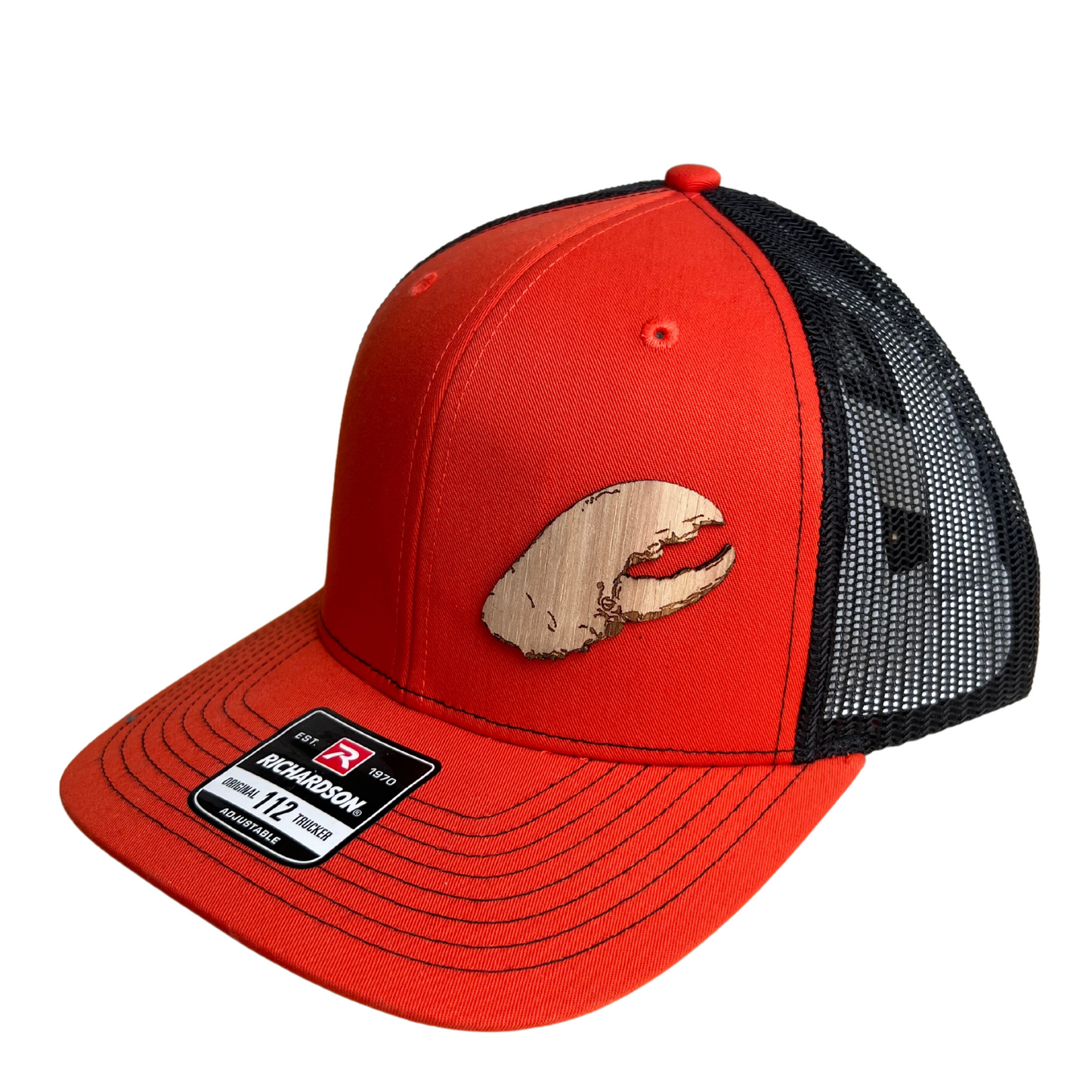Lobster Claw Wood Emblem Hat