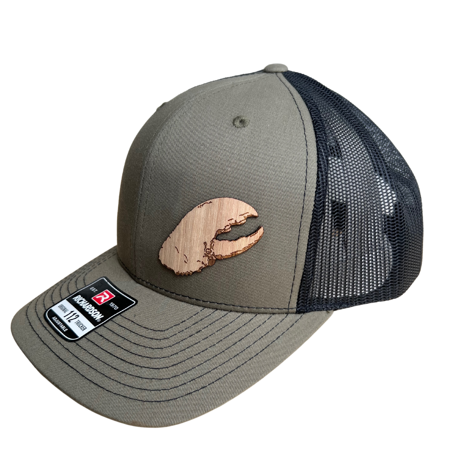 Lobster Claw Wood Emblem Hat