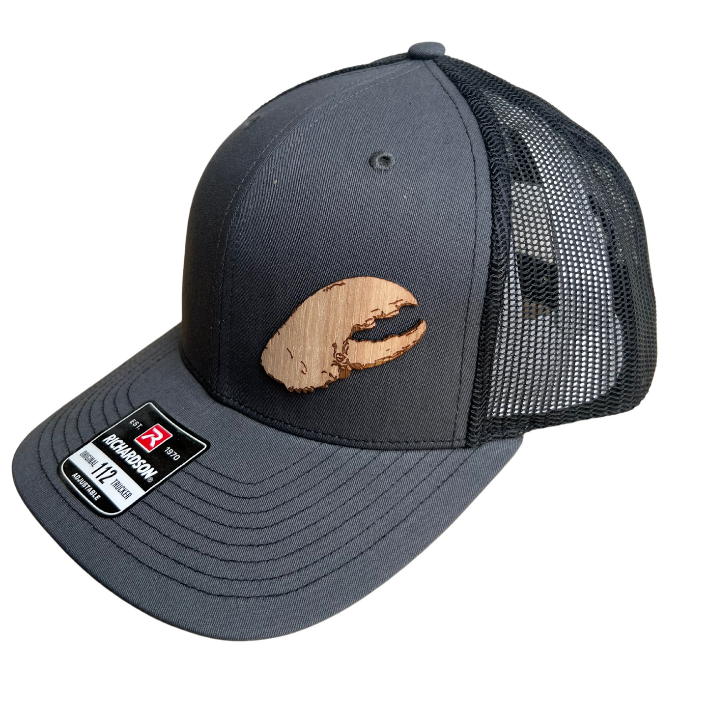 Lobster Claw Wood Emblem Hat
