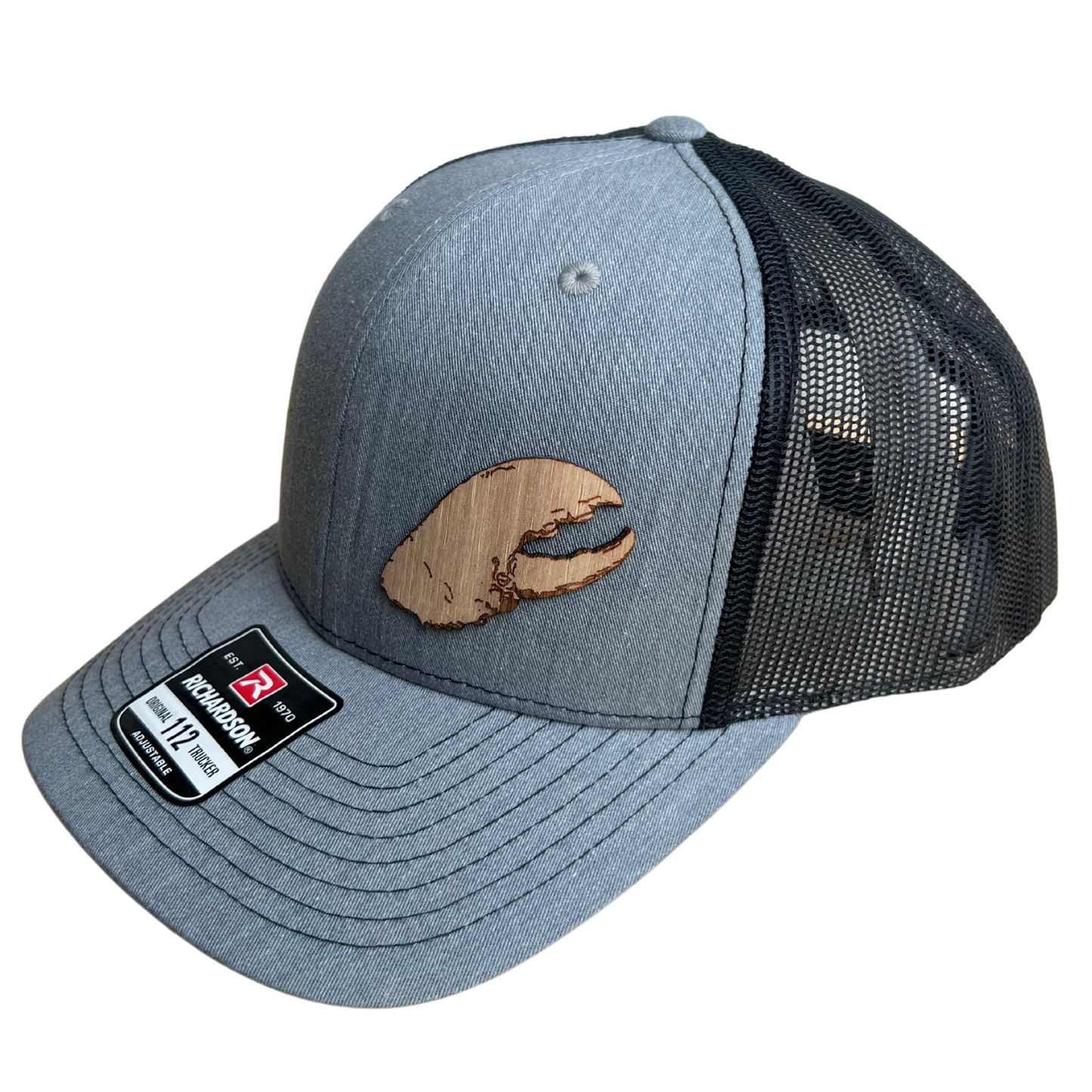 Lobster Claw Wood Emblem Hat