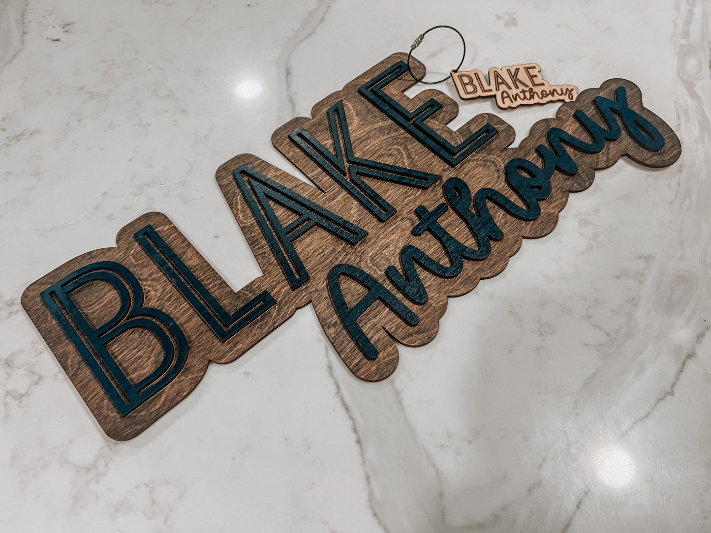 3D Name Sign & Bag Tag Gift Set