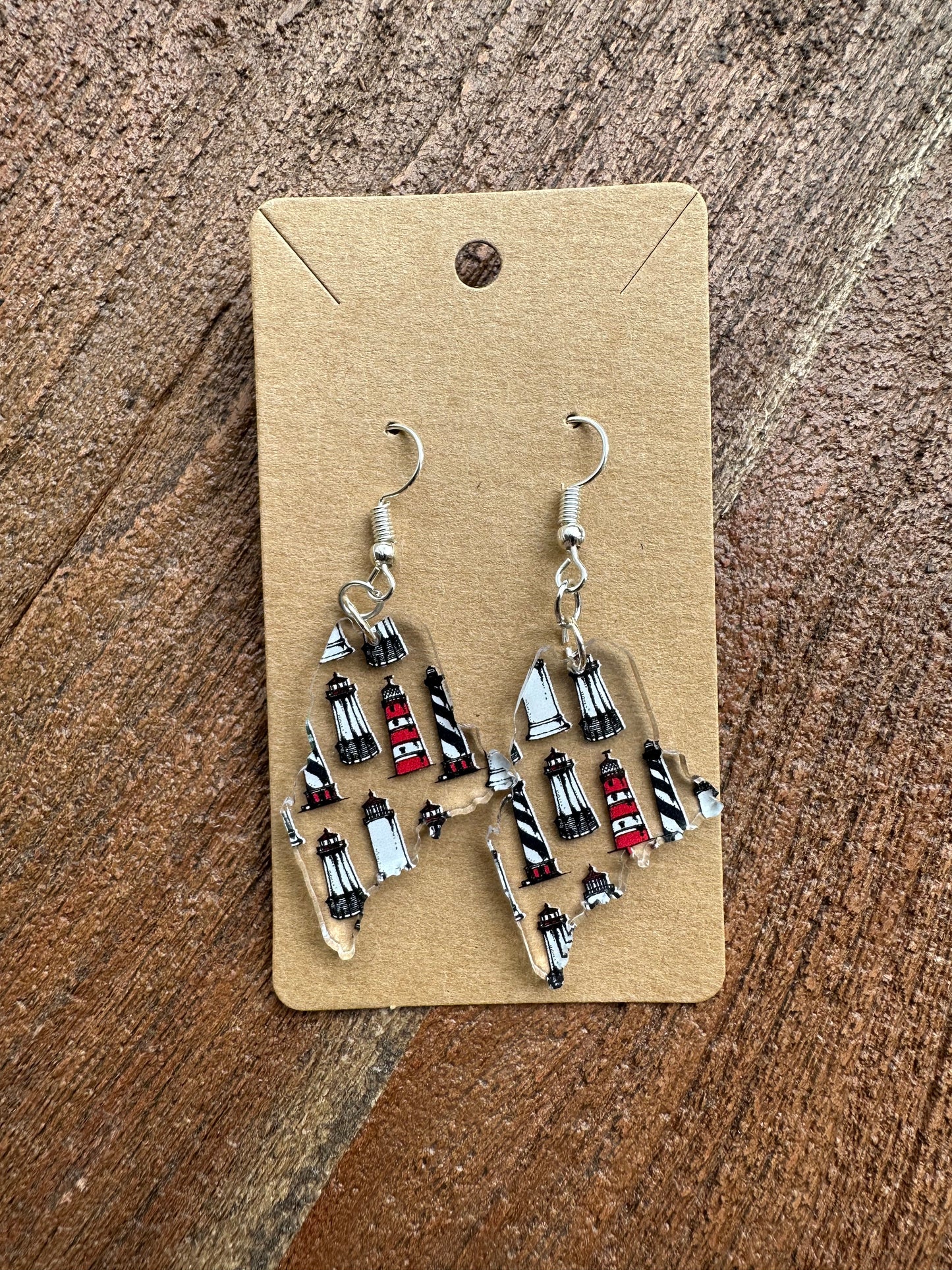 Maine Lighthouse Earrings