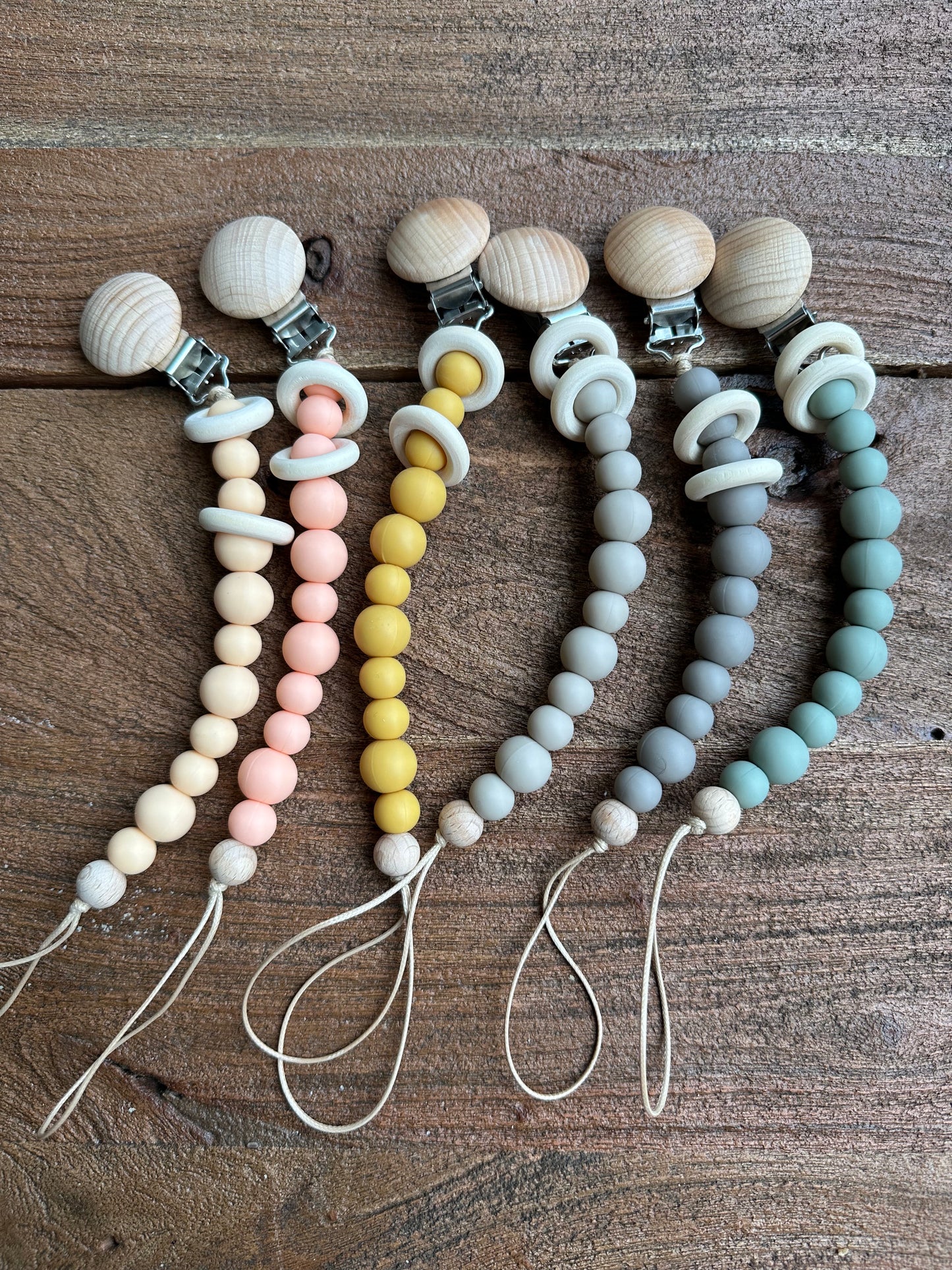 Engraved Binky Clips