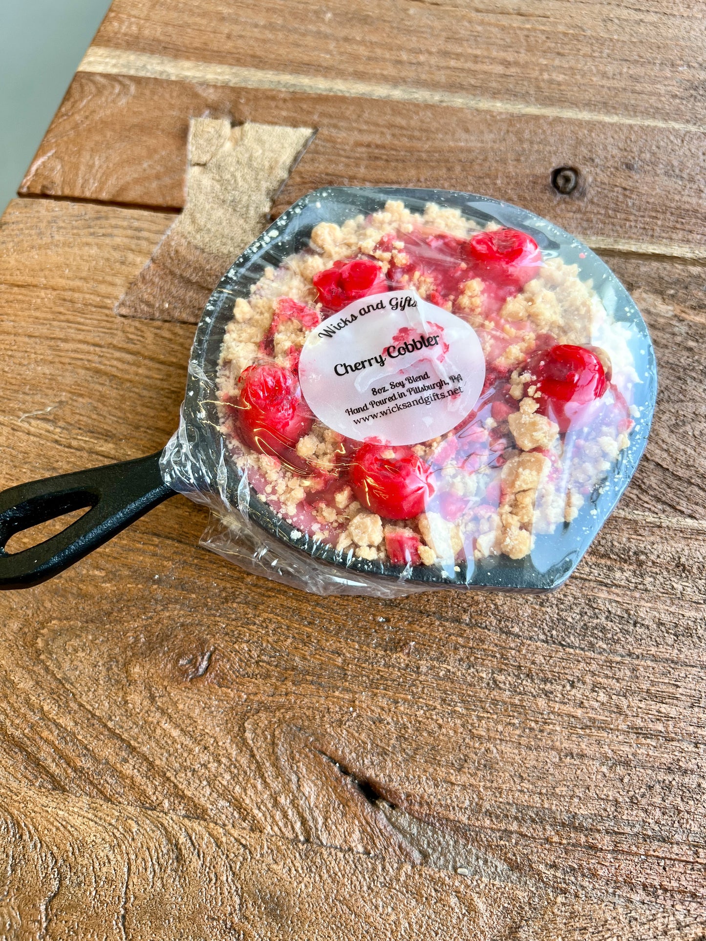 Cherry Cobbler Cast Iron Candle