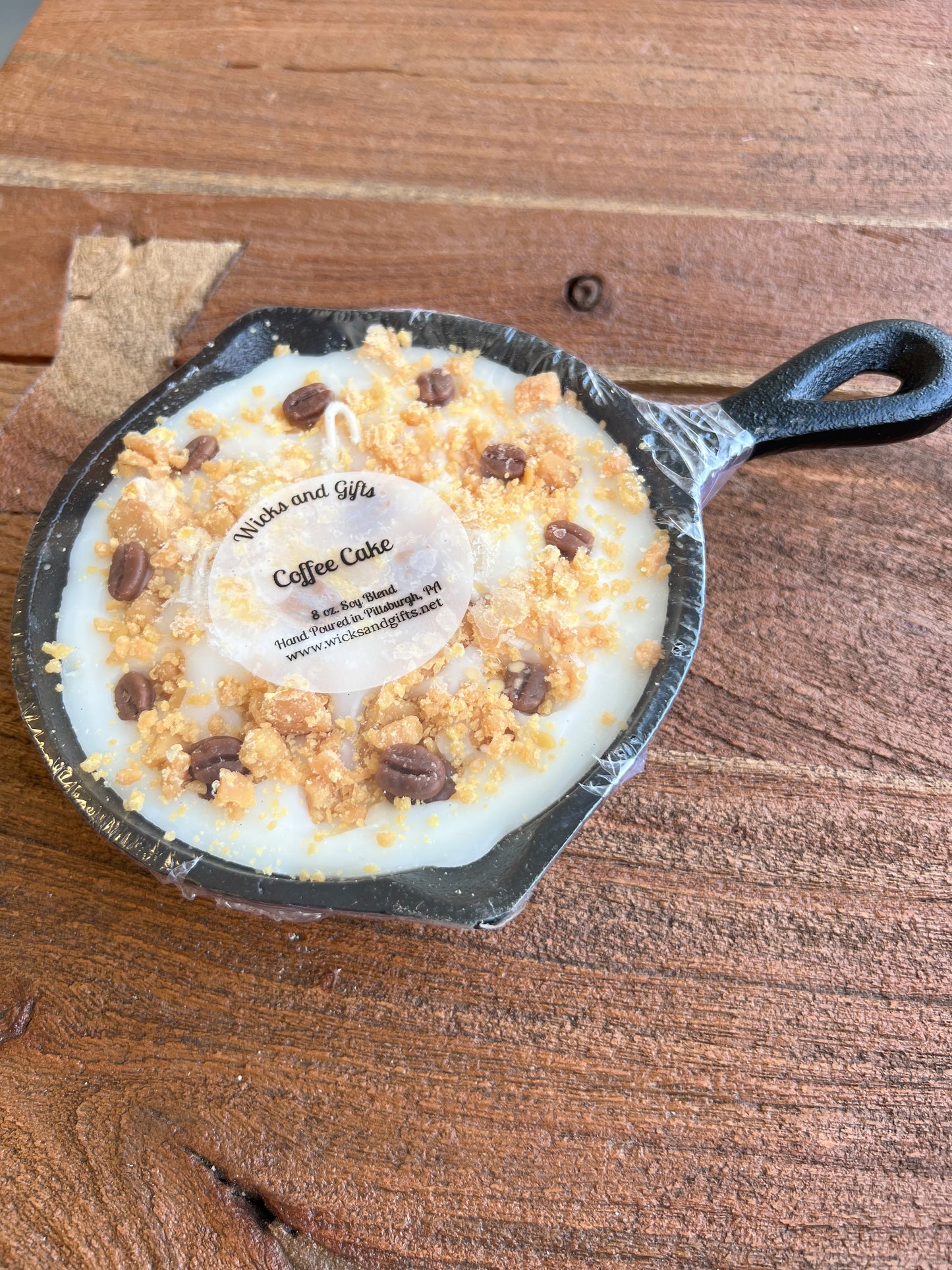 Coffee Cake Cast Iron Candle
