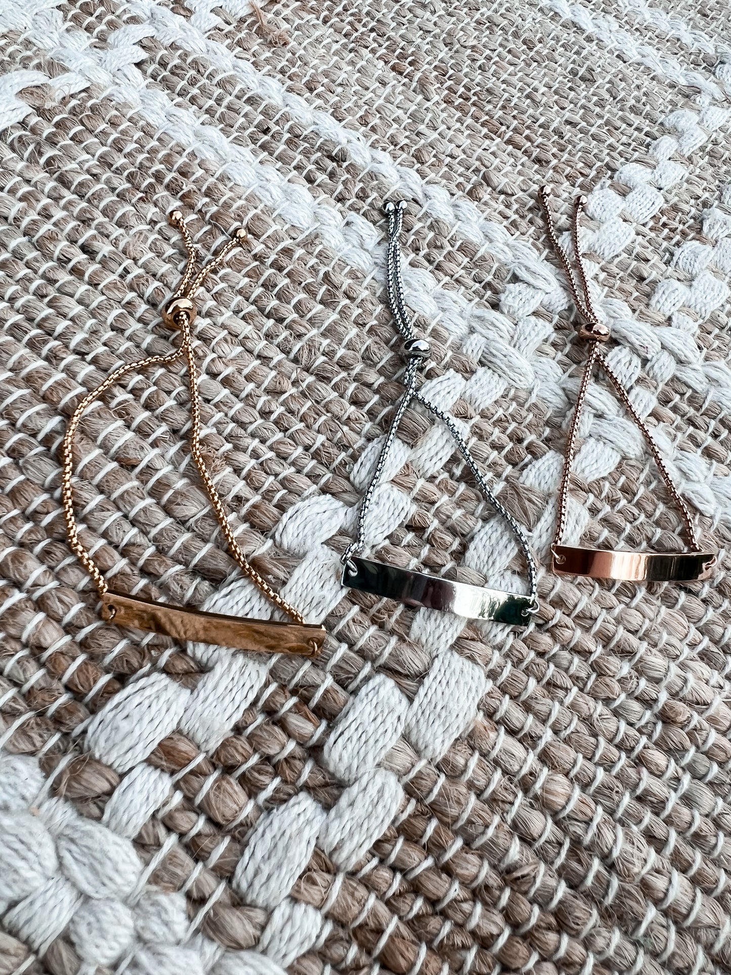 Adjustable Engraved Bracelet