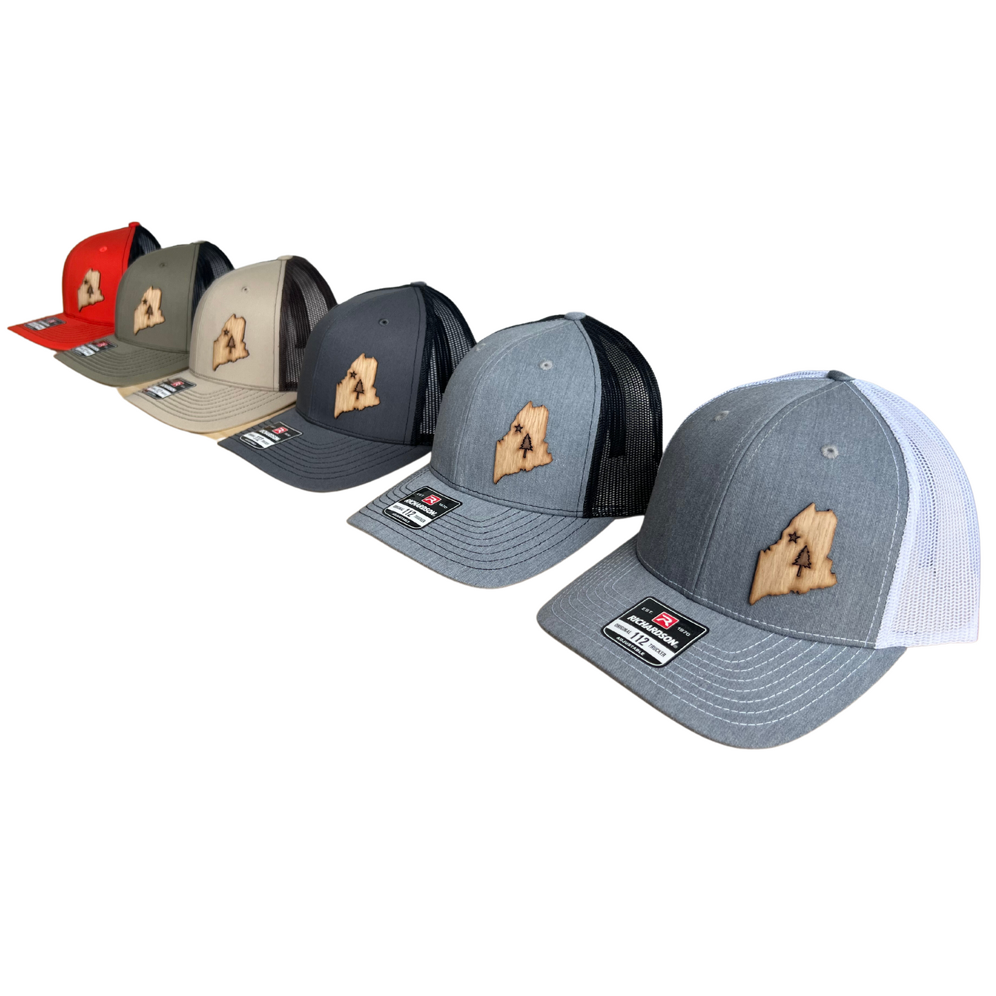 1901 Maine Wood Emblem Hat