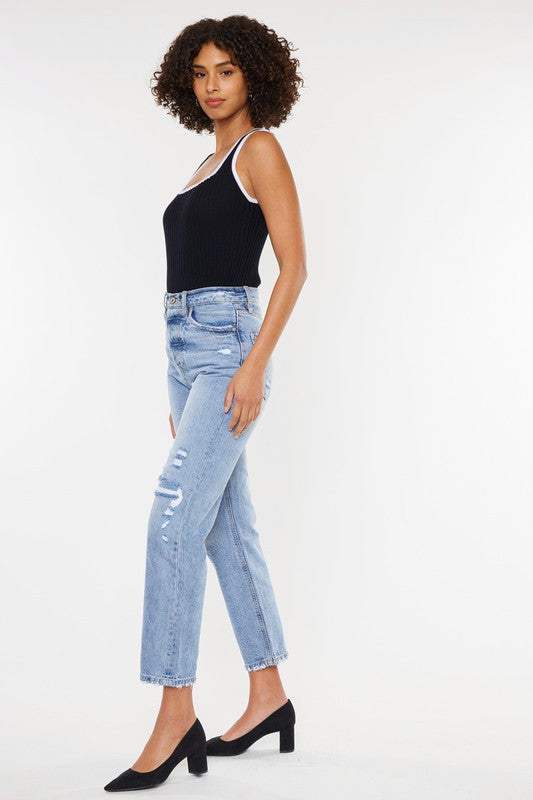 High Rise 90's Boyfriend Jeans