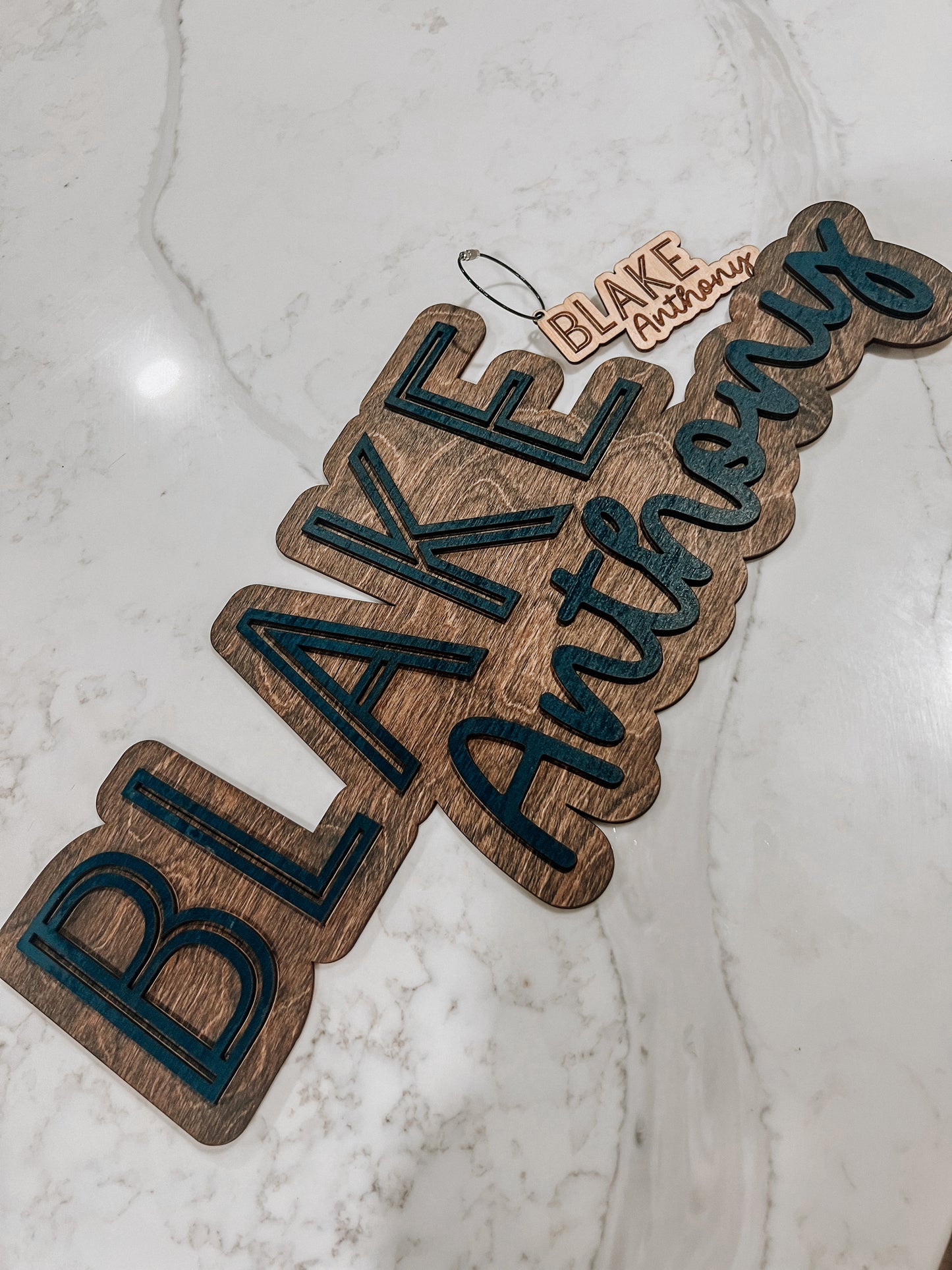 3D Name Sign & Bag Tag Gift Set