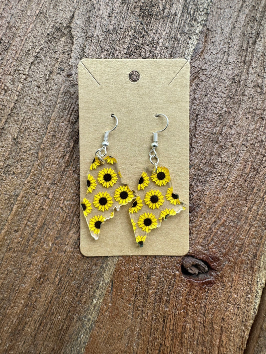 Sunflower Maine Earrings