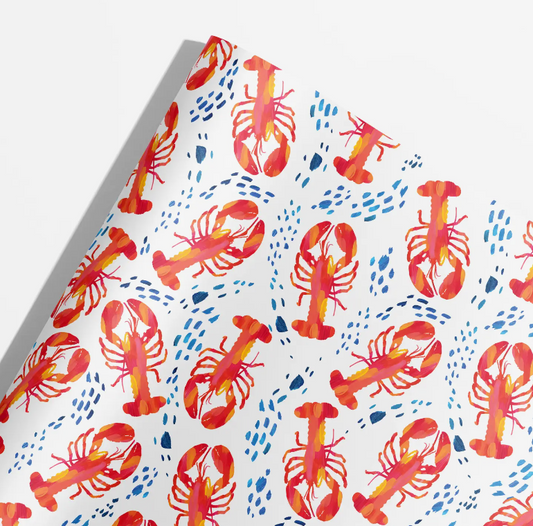 Gert & Co Lobster Wrapping Paper