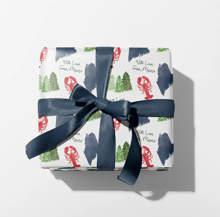 Gert & Co With Love From Maine Wrapping Paper