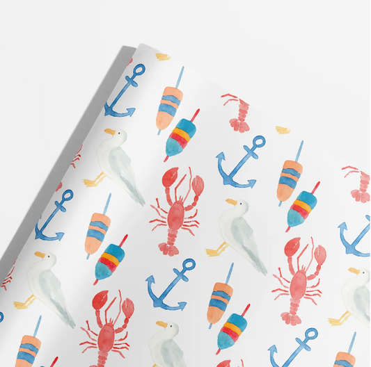 Gert & Co Seaside Wrapping Paper